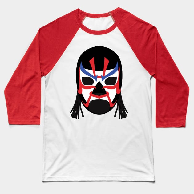 The Great Sasuke Mask Baseball T-Shirt by Slightly Sketchy